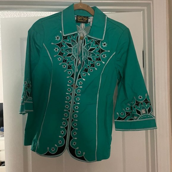 Bob Mackie Wearable Art Blouse - Picture 2 of 5